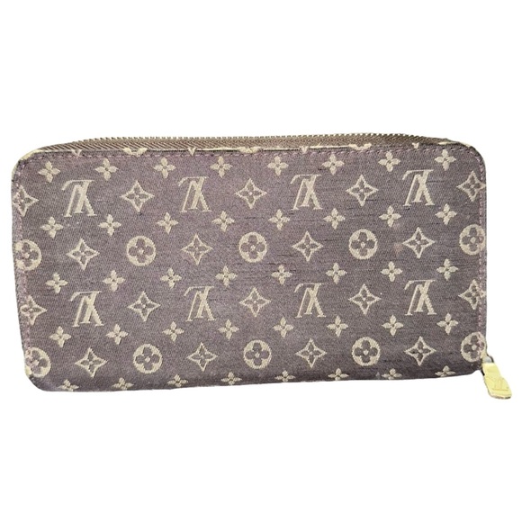 Louis Vuitton Mini Lin Ebene Zippy Wallet w/ COA - Picture 2 of 9